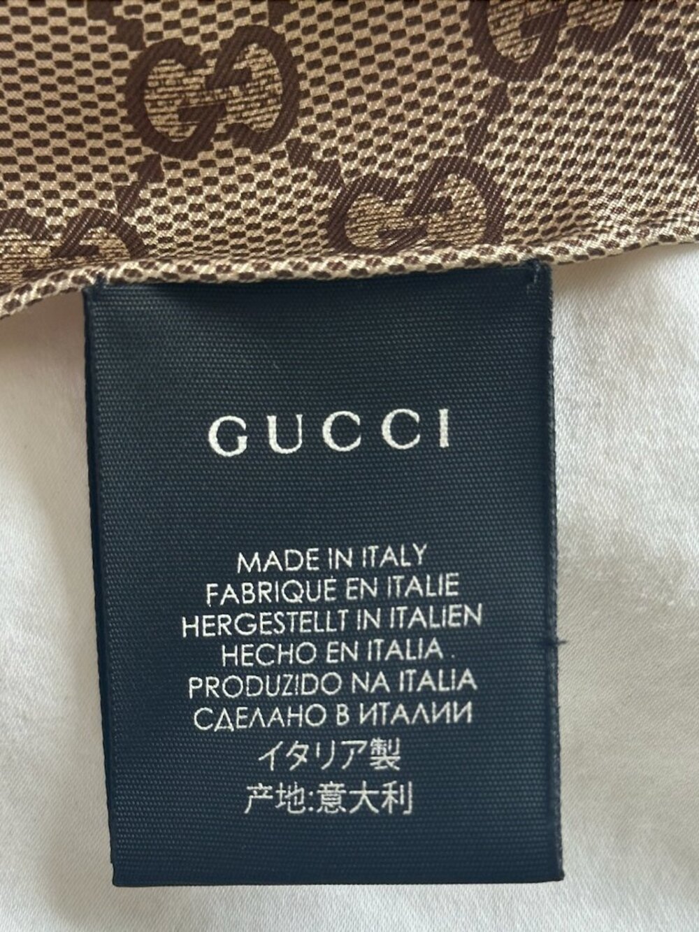 Gucci Silk Scarf Monogram Floral - Picture 6 of 9